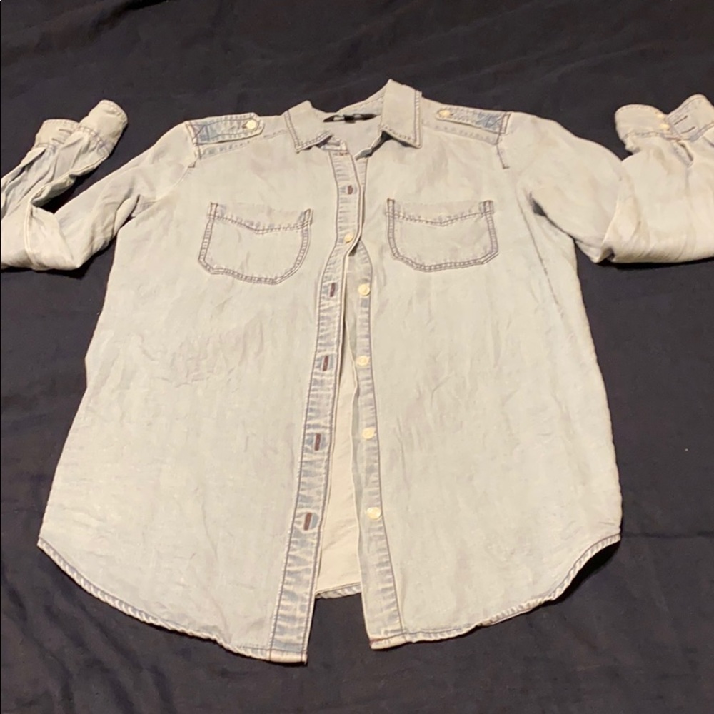 Express boyfriend shirt .....